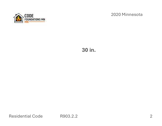 Minnesota Residential Code Flashcards - Image 5
